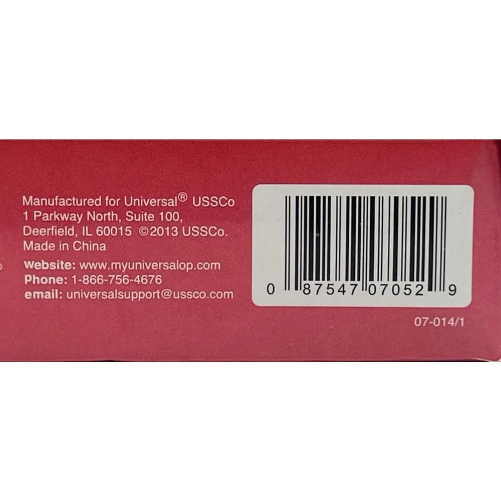 Universal - 12 Permanent Markers Chisel Tip - Red - UNV 07052